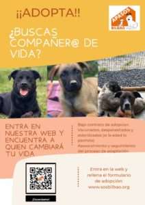 cartel adopta sos bilbao
